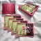 4 Pieces Velvet Sari Bags Saree Covers with Zipper Closure Cloth Cover Bags Organizer for Wardrobe and Gifting Storage Wedding Favor Birthday Anniversary